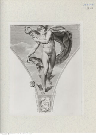 Vorderseite von Landesbildstelle Rheinland [http://creativecommons.org/publicdomain/mark/1.0/] Fresko des Palazzo VerospiHermes - , bh311984. Foto.