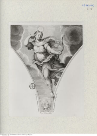 Vorderseite von Landesbildstelle Rheinland [http://creativecommons.org/publicdomain/mark/1.0/] Fresko des Palazzo VerospiDiana - , bh311985. Foto.