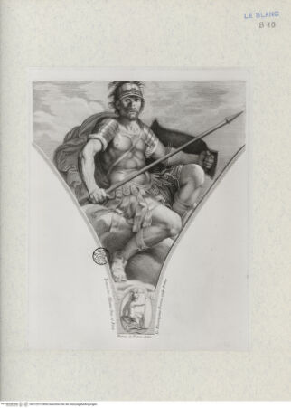 Vorderseite von Landesbildstelle Rheinland [http://creativecommons.org/publicdomain/mark/1.0/] Fresko des Palazzo VerospiMars - , bh312013. Foto.