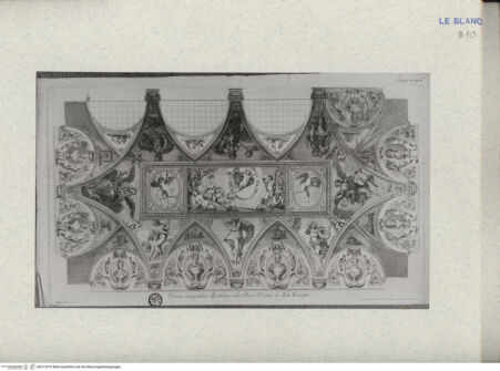 Vorderseite von Landesbildstelle Rheinland [http://creativecommons.org/publicdomain/mark/1.0/] Fresko des Palazzo VerospiFresko des Palazzo Verospi - , bh312019. Foto.