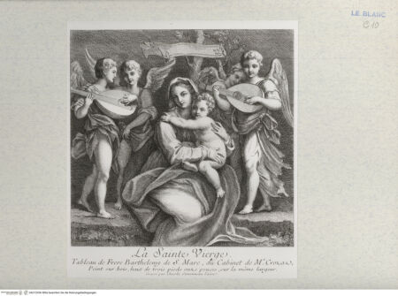 Vorderseite von Landesbildstelle Rheinland [http://creativecommons.org/publicdomain/mark/1.0/] Maria mit dem Kind umgeben von Engeln - , bh312036. Foto.