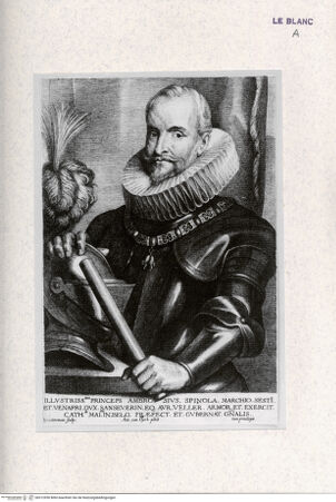 Vorderseite von Landesbildstelle Rheinland [http://creativecommons.org/publicdomain/mark/1.0/] Ambrosius Spinola, Generalgouverneur der Niederlande - , bh312950. Foto.