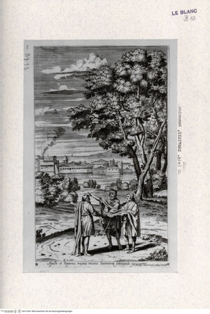 Vorderseite von Landesbildstelle Rheinland [http://creativecommons.org/publicdomain/mark/1.0/] Villa Aldobrandina Tusculana sive Varij illius hortorum et fontium prospectusApoll und Neptun einigen sich mit König Laomedon, die Mauern Trojas zu errichten - , bh312967. Foto.