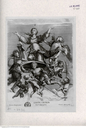 Vorderseite von Landesbildstelle Rheinland [http://creativecommons.org/publicdomain/mark/1.0/] Himmelfahrt der Heiligen Cäcilie - , bh312969. Foto.