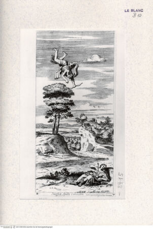 Vorderseite von Landesbildstelle Rheinland [http://creativecommons.org/publicdomain/mark/1.0/] Villa Aldobrandina Tusculana sive Varij illius hortorum et fontium prospectusApoll tötet Coronis - , bh312980. Foto.