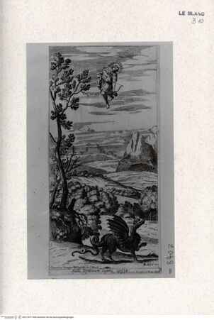 Vorderseite von Landesbildstelle Rheinland [http://creativecommons.org/publicdomain/mark/1.0/] Villa Aldobrandina Tusculana sive Varij illius hortorum et fontium prospectusApoll tötet die Schlange Python - , bh312991. Foto.