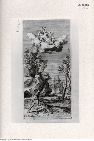 Vorderseite von Landesbildstelle Rheinland [http://creativecommons.org/publicdomain/mark/1.0/] Villa Aldobrandina Tusculana sive Varij illius hortorum et fontium prospectusCyparissus wird von Apoll in eine Cypresse verwandelt - , bh312993. Foto.