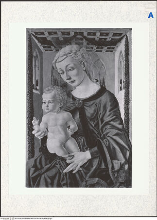 Vorderseite von Walters Art Gallery Baltimore [https://www.deutsche-digitale-bibliothek.de/content/lizenzen/rv-ez/] Madonna mit Kind - , bh313253_recto. Foto.
