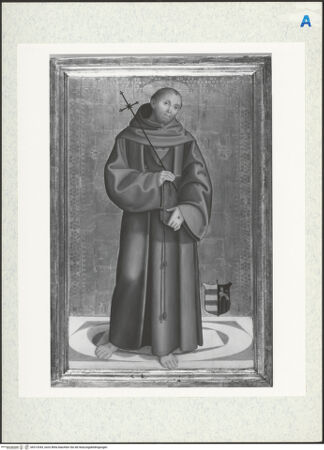 Vorderseite von Walters Art Gallery Baltimore [https://www.deutsche-digitale-bibliothek.de/content/lizenzen/rv-ez/] Der Heilige Franziskus von Assisi - , bh313343_recto. Foto.