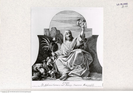 Vorderseite von Landesbildstelle Rheinland [http://creativecommons.org/publicdomain/mark/1.0/] Cammini dipinti da Lodovico Carracci e intagliati in rame da Carlantonio Pisarri, ohne Ort und JahrDie Ehre - , bh313854. Foto.