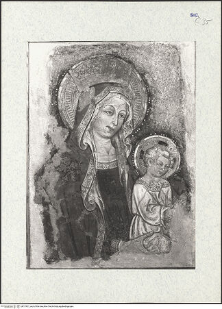 Vorderseite von Sopr. BAS PA [https://www.deutsche-digitale-bibliothek.de/content/lizenzen/rv-ez/] Madonna (mit Stifter?) - Gesamtansicht, bh313921_recto. Foto.