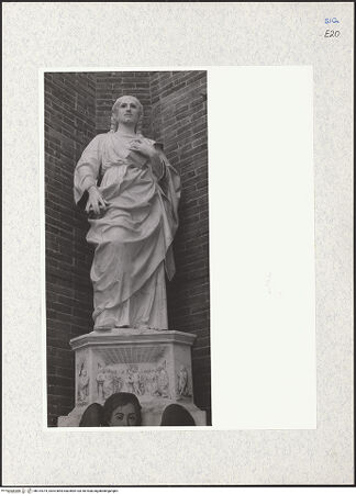 Vorderseite von Bibliotheca Hertziana [https://www.deutsche-digitale-bibliothek.de/content/lizenzen/rv-fz/] Der heilige Thomas - Gesamtansicht, bh314374_recto. Foto: Kruft, Hanno-Walter.