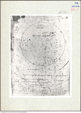 Vorderseite von Warburg Institute [https://www.deutsche-digitale-bibliothek.de/content/lizenzen/rv-ez/] Codex EscurialensisQuerschnitt eines Geschützrohres - , bh315398_recto. Foto.