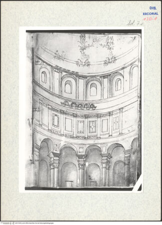 Vorderseite von Warburg Institute [https://www.deutsche-digitale-bibliothek.de/content/lizenzen/rv-ez/] Codex EscurialensisInnenraum des Mausoleo di Santa Costanza - , bh315435_recto. Foto.