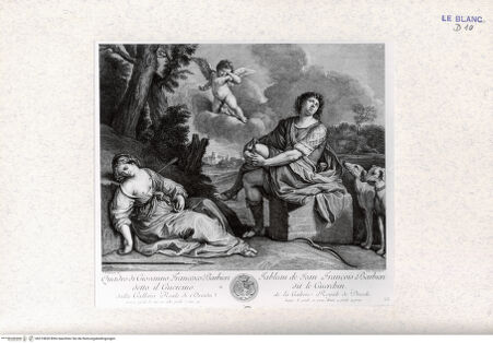 Vorderseite von Landesbildstelle Rheinland [http://creativecommons.org/publicdomain/mark/1.0/] Cephalus und Procris (Taf. 22 aus Recueil..., II. vol, 1757) - , bh315828. Foto.