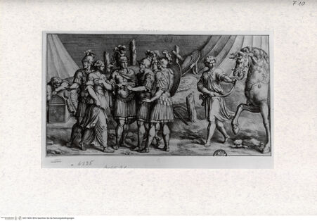 Vorderseite von Landesbildstelle Rheinland [http://creativecommons.org/publicdomain/mark/1.0/] Sophonisbe vor Massinissa - , bh315853. Foto.