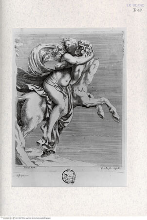 Vorderseite von Landesbildstelle Rheinland [http://creativecommons.org/publicdomain/mark/1.0/] Nessus entführt Dajanira - , bh315867. Foto.