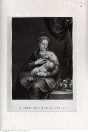 Vorderseite von Landesbildstelle Rheinland [http://creativecommons.org/publicdomain/mark/1.0/] Maria stillt das Kind - , bh315897. Foto.