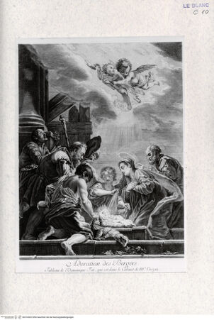 Vorderseite von Landesbildstelle Rheinland [http://creativecommons.org/publicdomain/mark/1.0/] Die Anbetung der Hirten - , bh316002. Foto.