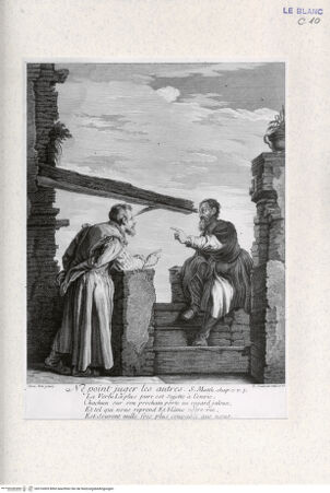 Vorderseite von Landesbildstelle Rheinland [http://creativecommons.org/publicdomain/mark/1.0/] Das Gleichnis vom Balken im Auge - , bh316005. Foto.