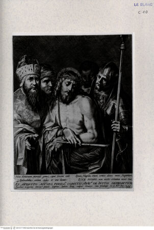 Vorderseite von Landesbildstelle Rheinland [http://creativecommons.org/publicdomain/mark/1.0/] Ecce Homo - , bh316177. Foto.