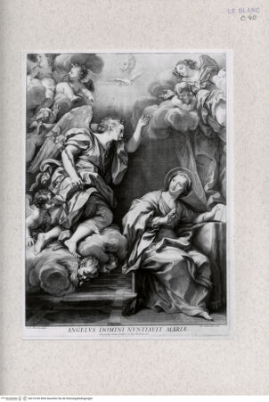 Vorderseite von Landesbildstelle Rheinland [http://creativecommons.org/publicdomain/mark/1.0/] Die Verkündigung - , bh316183. Foto.