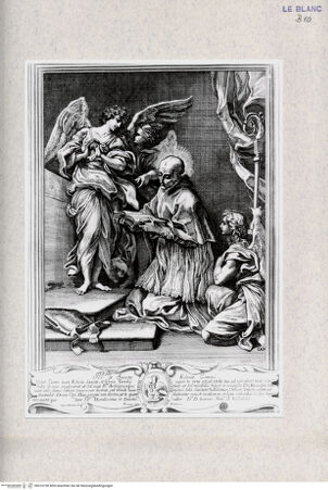 Vorderseite von Landesbildstelle Rheinland [http://creativecommons.org/publicdomain/mark/1.0/] Das Leben des Heiligen TuribiusDer betende Heilige Turibius zwischen Engeln - , bh316190. Foto.