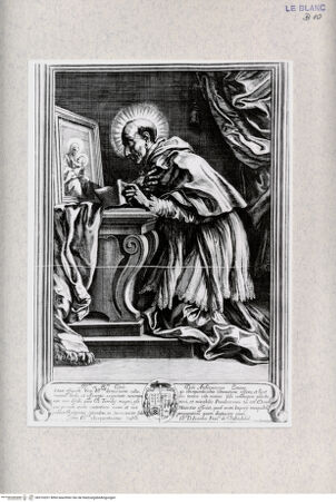 Vorderseite von Landesbildstelle Rheinland [http://creativecommons.org/publicdomain/mark/1.0/] Das Leben des Heiligen TuribiusDer betende Heilige Turibius - , bh316201. Foto.