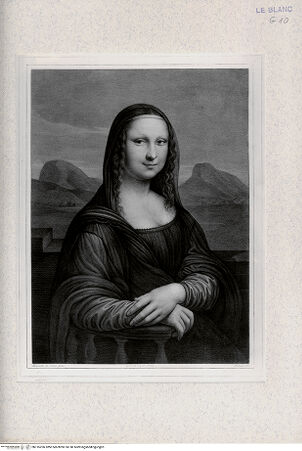 Vorderseite von Landesbildstelle Rheinland [http://creativecommons.org/publicdomain/mark/1.0/] Mona Lisa - , bh316206. Foto.