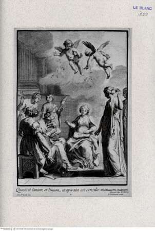 Vorderseite von Landesbildstelle Rheinland [http://creativecommons.org/publicdomain/mark/1.0/] Szenen aus dem Leben der MariaBlatt V: Die Ausbildung Mariens im Tempel - , bh316208. Foto.