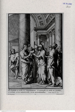 Vorderseite von Landesbildstelle Rheinland [http://creativecommons.org/publicdomain/mark/1.0/] Szenen aus dem Leben der MariaBlatt VI: Verlobung Mariens - , bh316209. Foto.