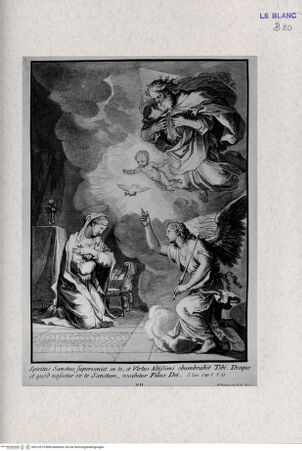 Vorderseite von Landesbildstelle Rheinland [http://creativecommons.org/publicdomain/mark/1.0/] Szenen aus dem Leben der MariaBlatt VII: Verkündigung - , bh316210. Foto.