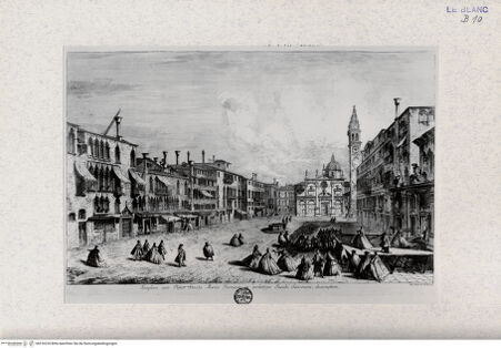 Vorderseite von Landesbildstelle Rheinland [http://creativecommons.org/publicdomain/mark/1.0/] Ansichten VenedigsBlick auf Santa Maria Formosa - , bh316220. Foto.