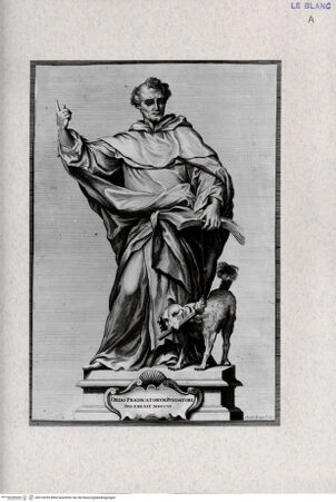 Vorderseite von Landesbildstelle Rheinland [http://creativecommons.org/publicdomain/mark/1.0/] Der heilige Dominikus - , bh316255. Foto.