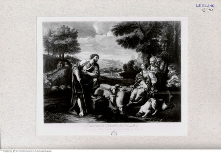 Vorderseite von Landesbildstelle Rheinland [http://creativecommons.org/publicdomain/mark/1.0/] Rahel und Jakob am Brunnen - , bh316264. Foto.