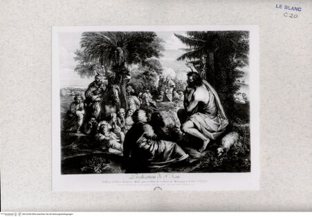 Vorderseite von Landesbildstelle Rheinland [http://creativecommons.org/publicdomain/mark/1.0/] Predigt des Johannes der Täufer - , bh316266. Foto.