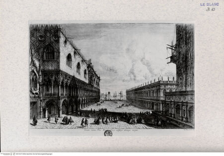 Vorderseite von Landesbildstelle Rheinland [http://creativecommons.org/publicdomain/mark/1.0/] Ansichten VenedigsPiazzetta - , bh316272. Foto.