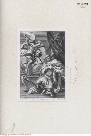 Vorderseite von Landesbildstelle Rheinland [http://creativecommons.org/publicdomain/mark/1.0/] Mazzinelli, Alessandro: Uffizio dé Morti ... Rom 1783I - König David - , bh316282. Foto.