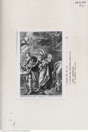 Vorderseite von Landesbildstelle Rheinland [http://creativecommons.org/publicdomain/mark/1.0/] Mazzinelli, Alessandro: Uffizio della B.V. Maria per tutti i tempi nell'anno, Rom 17839 - Die Flucht nach Ägypten - , bh316285. Foto.