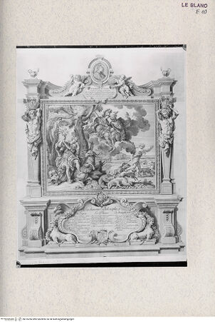 Vorderseite von Landesbildstelle Rheinland [http://creativecommons.org/publicdomain/mark/1.0/] Thesenblatt mit Widmung an Clemens XI. - , bh316286. Foto.