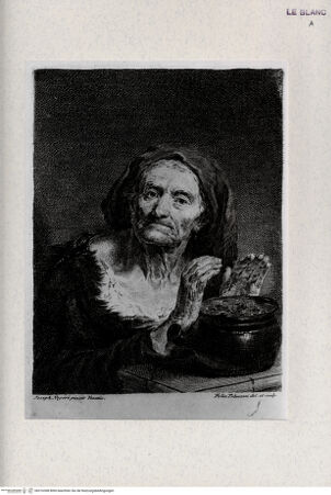 Vorderseite von Landesbildstelle Rheinland [http://creativecommons.org/publicdomain/mark/1.0/] Eine Alte, die die Hände an der Kohlenpfanne wärmt - , bh316308. Foto.