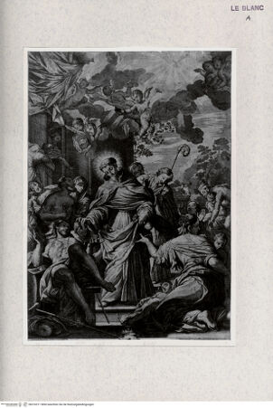 Vorderseite von Landesbildstelle Rheinland [http://creativecommons.org/publicdomain/mark/1.0/] Die Almosenspende des Heiligen Rochus an die Pestkranken - , bh316311. Foto.