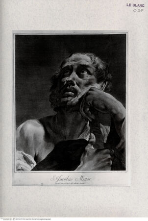 Vorderseite von Landesbildstelle Rheinland [http://creativecommons.org/publicdomain/mark/1.0/] Apostel Jacobus Minor - , bh316329. Foto.