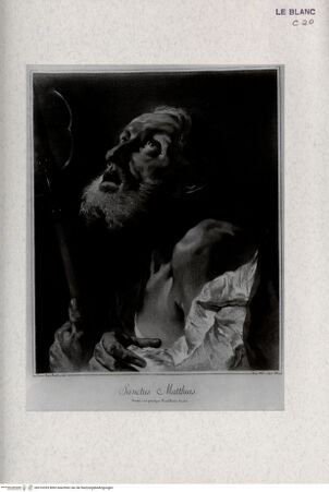 Vorderseite von Landesbildstelle Rheinland [http://creativecommons.org/publicdomain/mark/1.0/] Apostel Matthias - , bh316335. Foto.