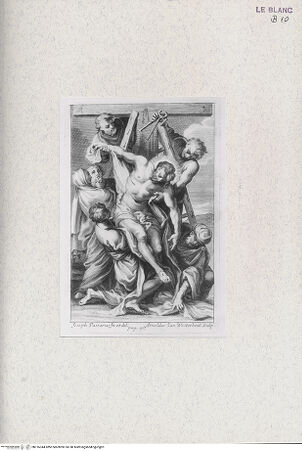Vorderseite von Landesbildstelle Rheinland [http://creativecommons.org/publicdomain/mark/1.0/] Mazzinelli, Alessandro: Uffizio dé Morti ... Rom 1783II - Die Kreuzabnahme - , bh316344. Foto.