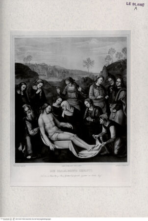 Vorderseite von Landesbildstelle Rheinland [http://creativecommons.org/publicdomain/mark/1.0/] Grablegung Christi - , bh316347. Foto.