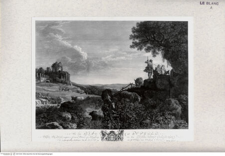 Vorderseite von Landesbildstelle Rheinland [http://creativecommons.org/publicdomain/mark/1.0/] Italienische Landschaft mit der Flucht nach Ägypten - , bh316361. Foto.