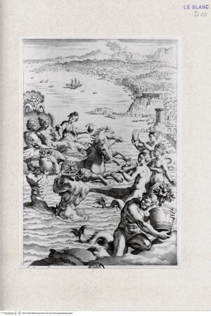 Vorderseite von Landesbildstelle Rheinland [http://creativecommons.org/publicdomain/mark/1.0/] Die Ankunft der Hesperiden mit ihren von Tritonen getragenen Früchten - , bh316389. Foto.