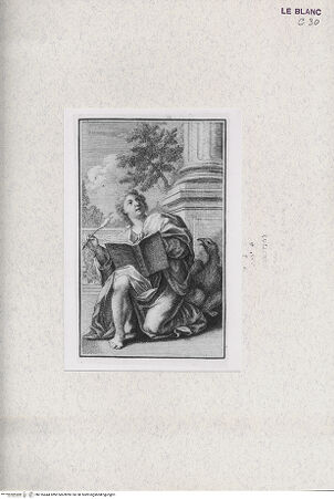 Vorderseite von Landesbildstelle Rheinland [http://creativecommons.org/publicdomain/mark/1.0/] Evangelist Johannes - , bh316444. Foto.