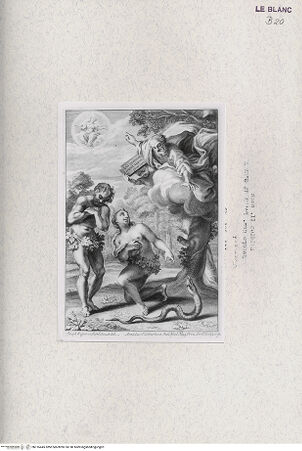 Vorderseite von Landesbildstelle Rheinland [http://creativecommons.org/publicdomain/mark/1.0/] Mazzinelli, Alessandro: Uffizio della B.V. Maria per tutti i tempi nell'anno, Rom 17831 - Der Sündenfall - , bh316445. Foto.